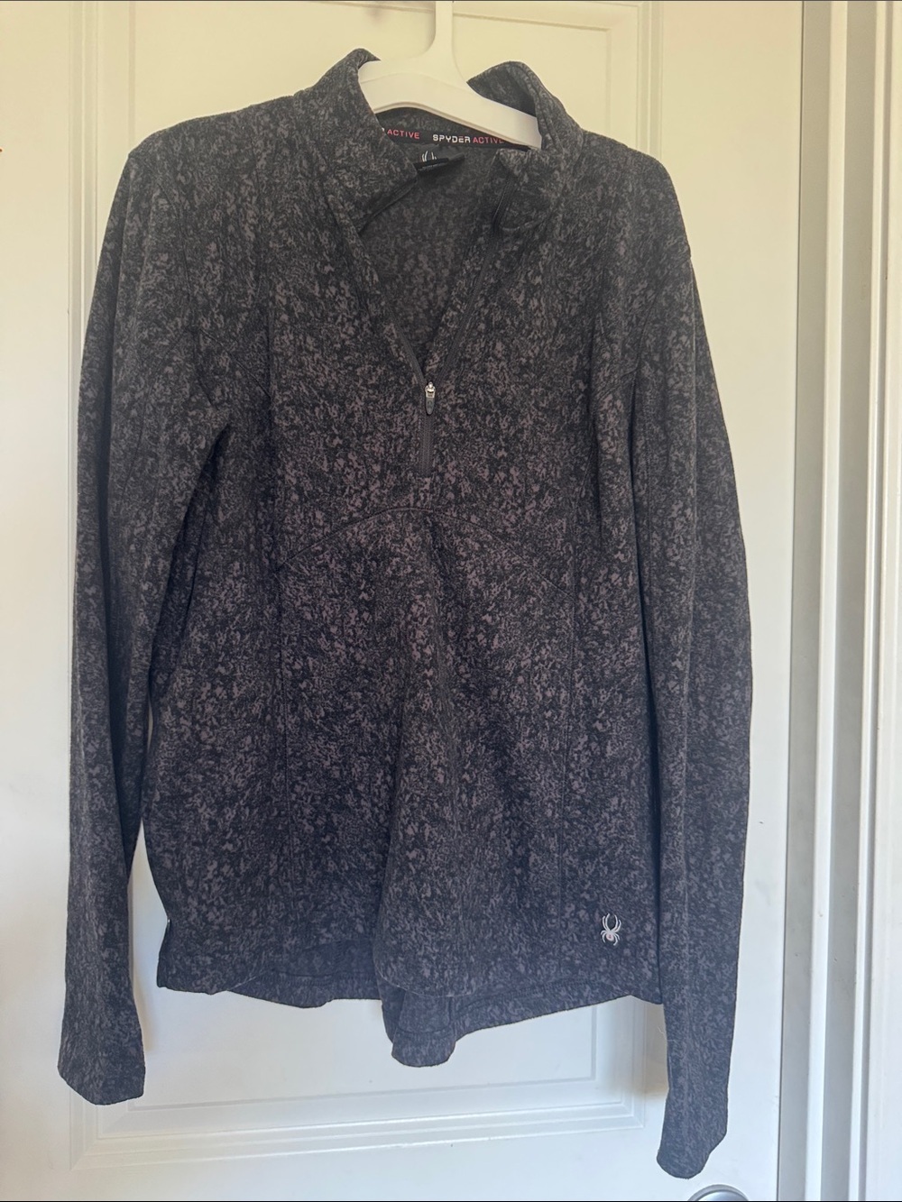 Spyder Charcoal Heather Half-Zip Pullover